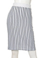 【2ndline】ストライプ柄ニットソータイトスカートCL−0519