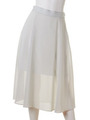 シフォンフレアースカート