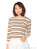 色々編み長袖プルオーバー