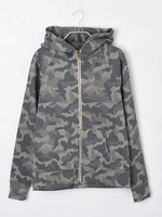迷彩ジップパーカー