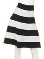 ニットボーダーサーキュラースカート