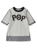 2WAYチュールレイヤードカットソー/ブラック(319)