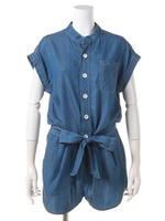 DENIM ALL IN ONE/インディゴ