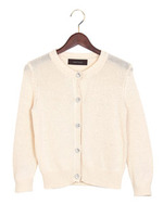 JOC 15 ビジューボタン風クルーネックカーデ/Sherbet