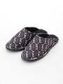 LOGO SLIPPERS/BLACK