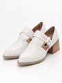 Leather Cutting Loafers/Navy