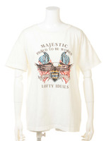 MAJESTIC Tee/O/WHT