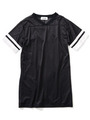 MESH CUT DRESS NUMBER/GREY