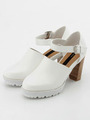 Platform Pumps/Gray