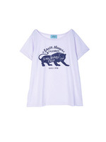 SANTAMONICAイラストT/オフホワイト