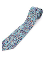 STEPHEN WALTERSフラワージャカードネクタイ/ネイビー(493)