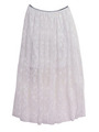 [LAVENDER LINE]lace longskirt/white