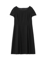 [L]ジョーゼットタックワンピース/ライトベージュ(051)