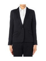 [S]1つボタンテーラードジャケット/ネイビー系(093)