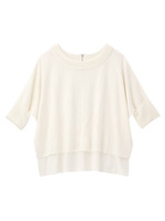 [S]ポンチョ風オフボディニット/ネイビー系(093)