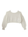 peony　knitpullover/white