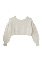 peony　knitpullover/white