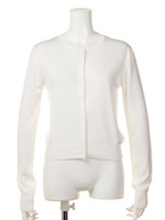 【BED＆BREAKFAST】Classic　Solid　Sweater　クルーネックカーデ/BLUE