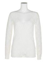 【BED＆BREAKFAST】Lily　Lace　長袖/WHITE