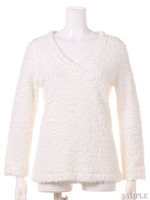 【BED＆BREAKFAST】Standard　Ultra　Soft　Cotton　V−neck　Tops/GRAY