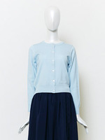 【BONICA　dot　GARDEN】12Gコットンカーデ（B）/サックス