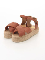 【CASSELINI】ジュート厚底サン ダル/SILVER