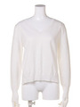 【CASUAL】smooth skinny V/N knit (PO)/ブラック