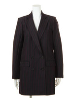 【CHIC】Handsomeストライプジャケット/グリーン