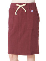 【CHW】E205　スウェットスカート/ボルドー
