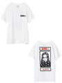 【X-girl x GIRL SKATEBOARDS】GIRL & FACE S/S TEE/LtBLUE