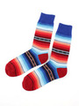 【atmos】SOCKS MEXICAN SERAPE CREW/KHAKI/MULTI