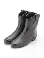 【enchanted】バックルレインショートブーツ/ダークブラウン