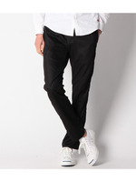 ウエストリブ切り替えテーパードパンツ/ネイビー(093)