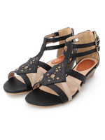 エスニック風グラディエーターサンダル/ベージュ系(552)