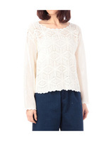 カギ針スカラップニット/レモンイエロー(031)