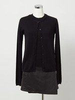 カシミヤ混アンサンブルニット/グレー