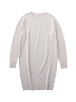 カット加工ニットワンピース/グレー系(012)