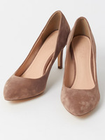 カラーパンプス/ベージュ