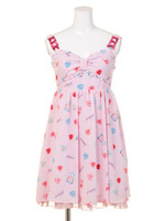 キャンディーシフォンワンピース/ピンク