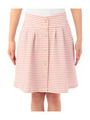 ギンガムジャガード前ボタンスカート/ピンク系(272)