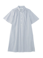 ギンガムチェックシャツワンピース/ブラック(219)