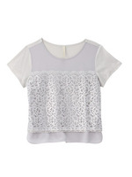 クラフトレース切り替えカットソー/ベージュ系(453)