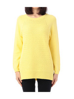 コットンロングニット/レモンイエロー(031)