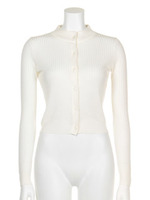 コンパクトシンプルカーディガン/RED