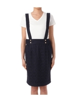 サスペンダー付2WAYジャンバースカート/ネイビー系(093)