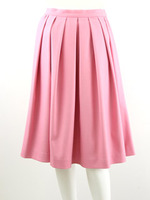 シルキーツイルミドル　スカート　　/PK