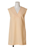 シンプルカットワンピース/WHT