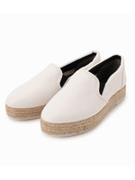 ジュート底スリッポン/ブラック(019)