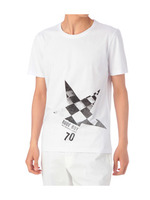 スターデザインTシャツ/ホワイト(101)