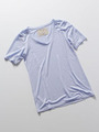 テンセルキュプラ　ロングTシャツ/パープル